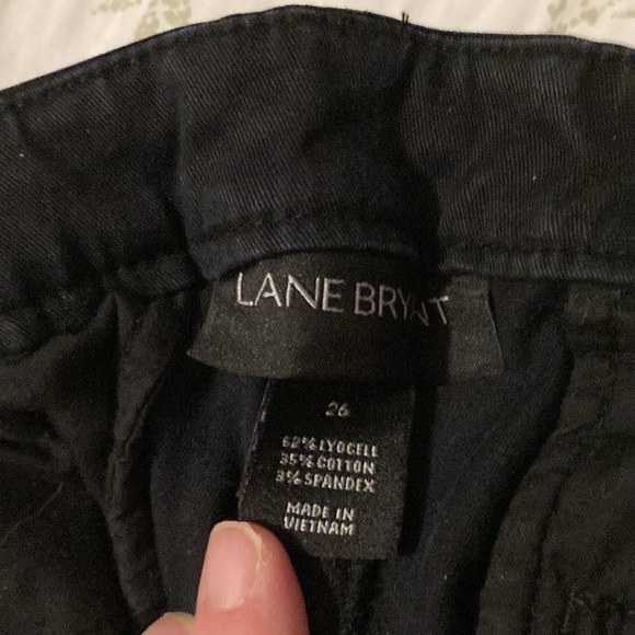 Black pants with cuff and straight leg - Picture 7 of 8